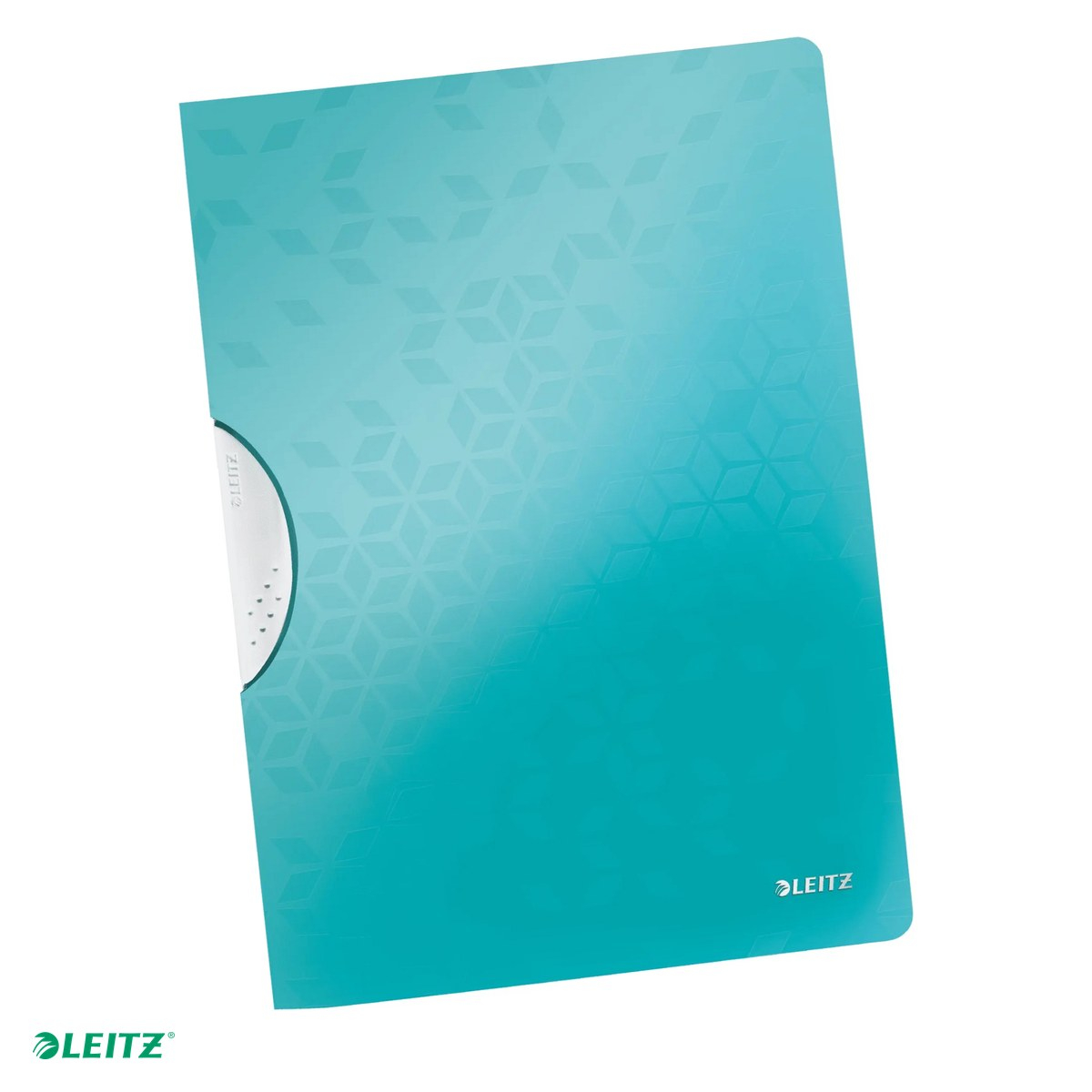 Dosar cu clip Leitz WOW ColorClip, PP, A4, capacitate 30 coli, pentru prezentare, turcoaz [1]