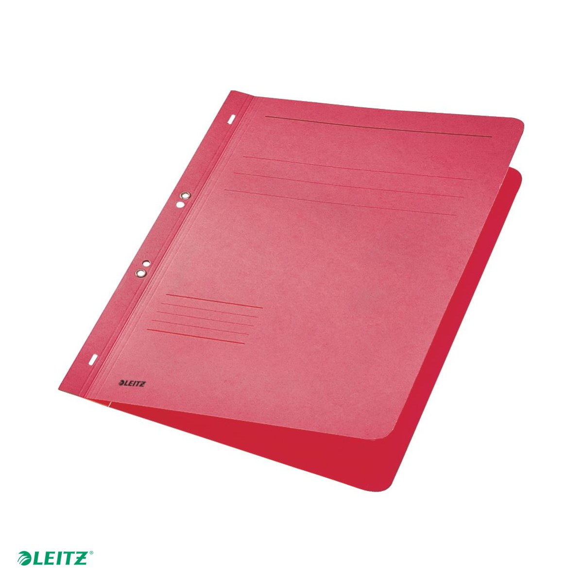 Dosar cu sina Leitz 1/1, carton, A4, cu capse, capacitate 170 coli, pentru arhivare, rosu [4]