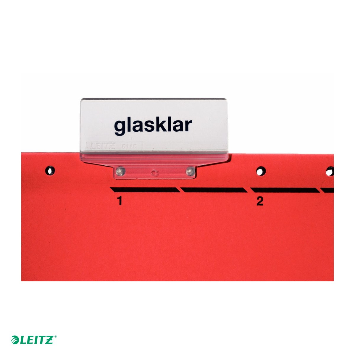 Dosar suspendabil Leitz Alpha, carton, A4, cu sina, pentru arhivare, rosu [4]