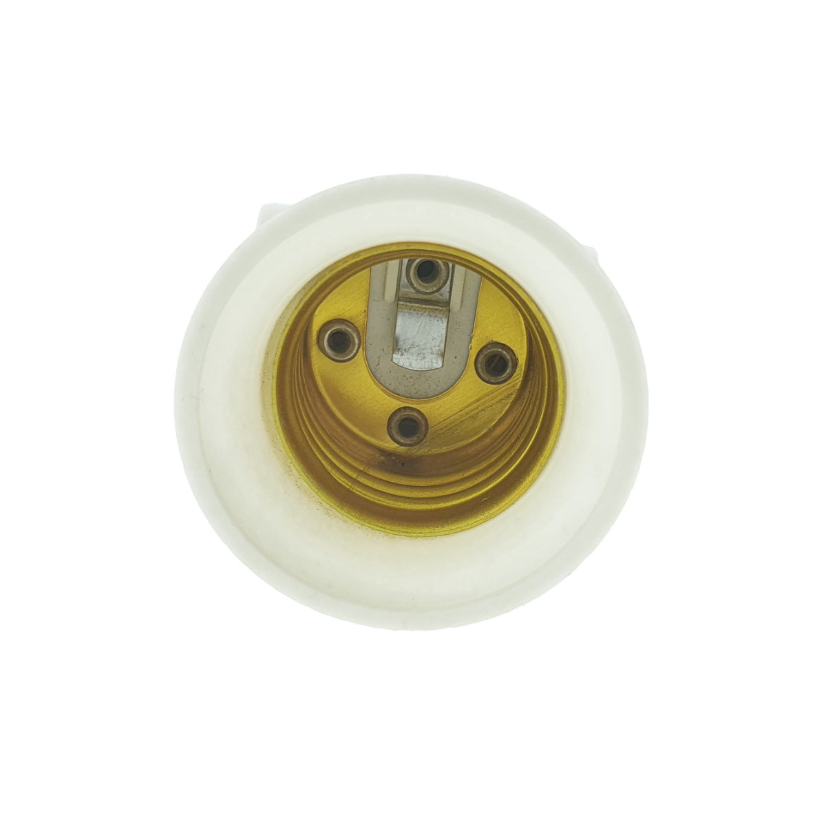 Dulie cu soclu E27 si 2 prize Euro C7, 16A 250V, alba [5]