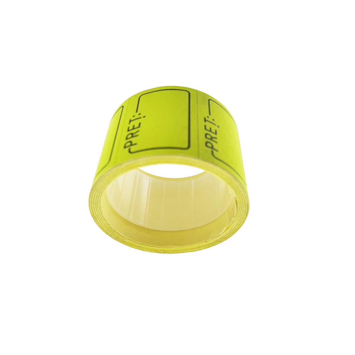Etichete de pret autoadezive 1.5x3cm, galben fluorescent,la rola [3]