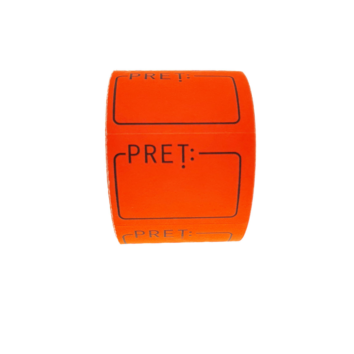 Etichete de pret autoadezive 1.5x3cm, rosu fluorescent,la rola [2]