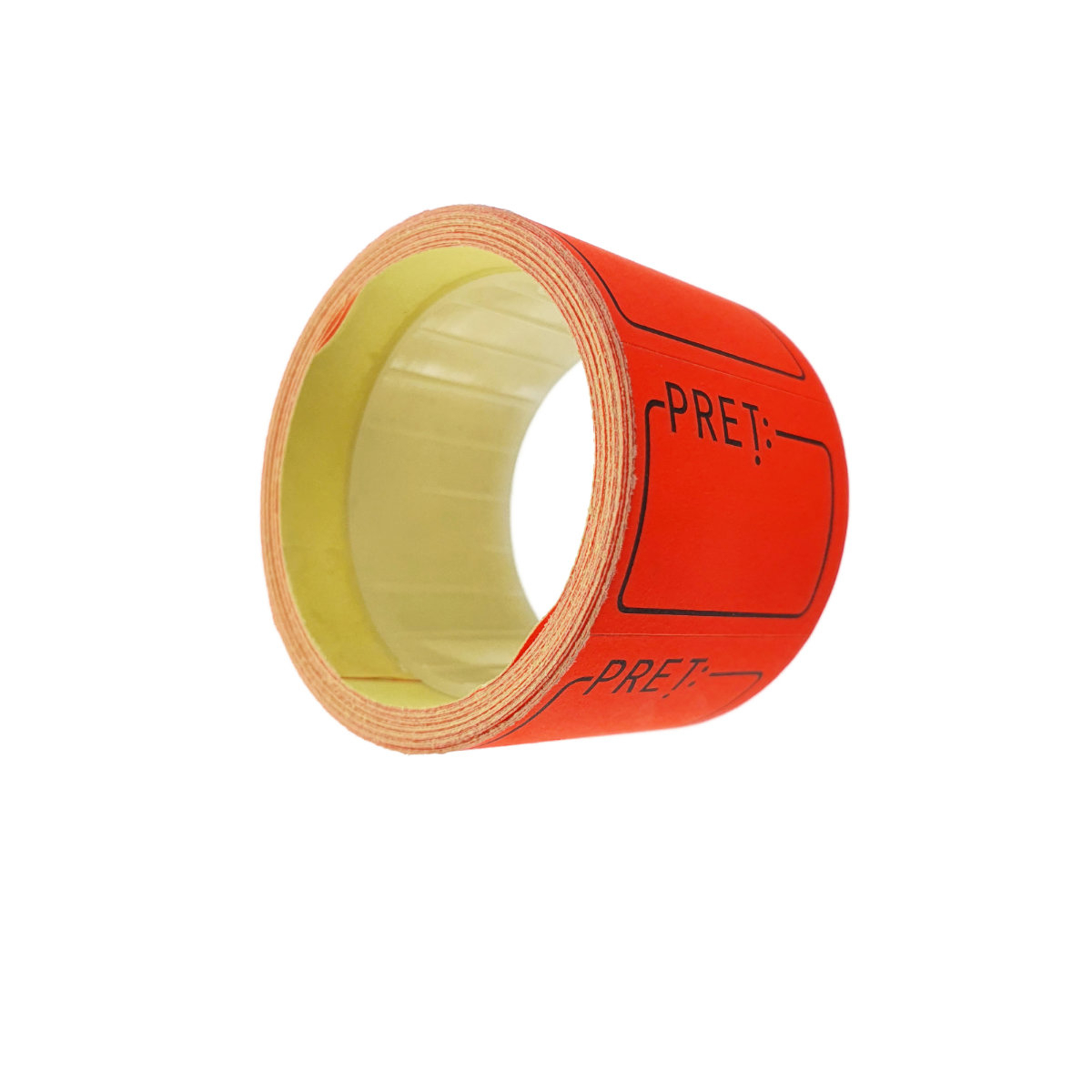 Etichete de pret autoadezive 1.5x3cm, rosu fluorescent,la rola [3]