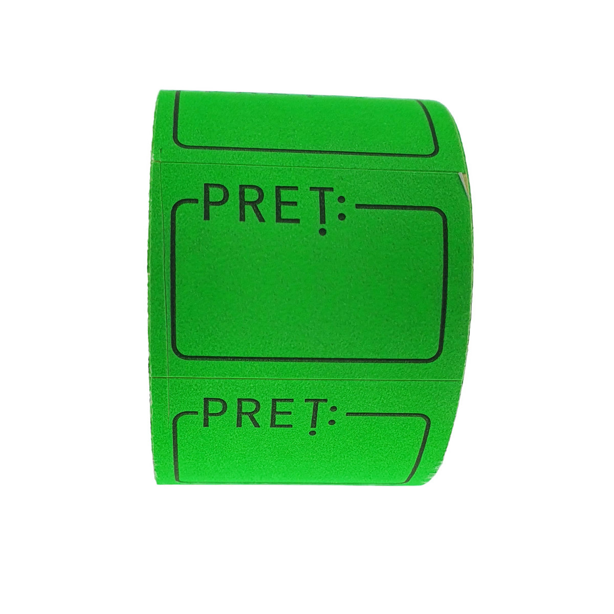 Etichete de pret autoadezive 1.5x3cm,verde fluorescent,la rola [2]