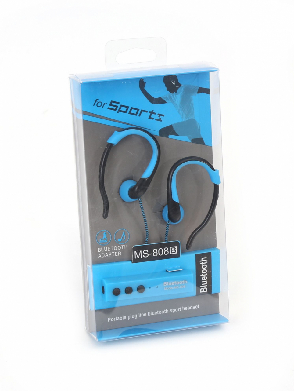 FIESTA EARPHONES BLUETOOTH +SELFIE SHUTTES FIS915 BLUE[43514] [6]