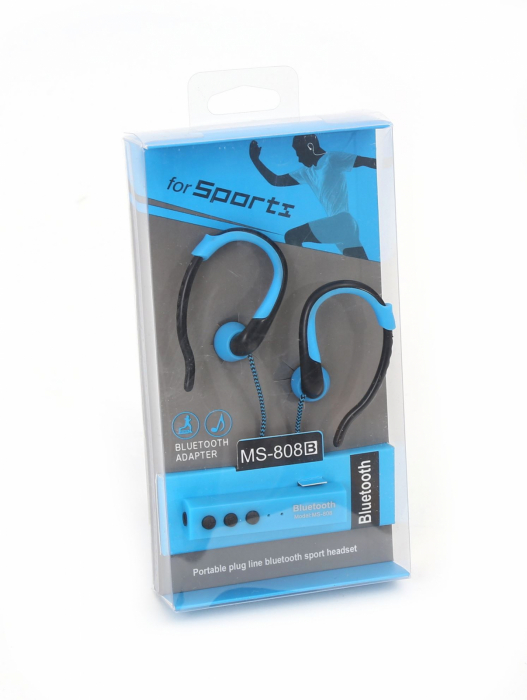 FIESTA EARPHONES BLUETOOTH +SELFIE SHUTTES FIS915 BLUE[43514] [2]