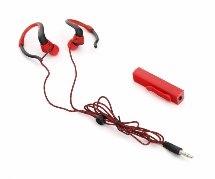 FIESTA EARPHONES BLUETOOTH +SELFIE SHUTTES FIS915 RED[43516] [4]