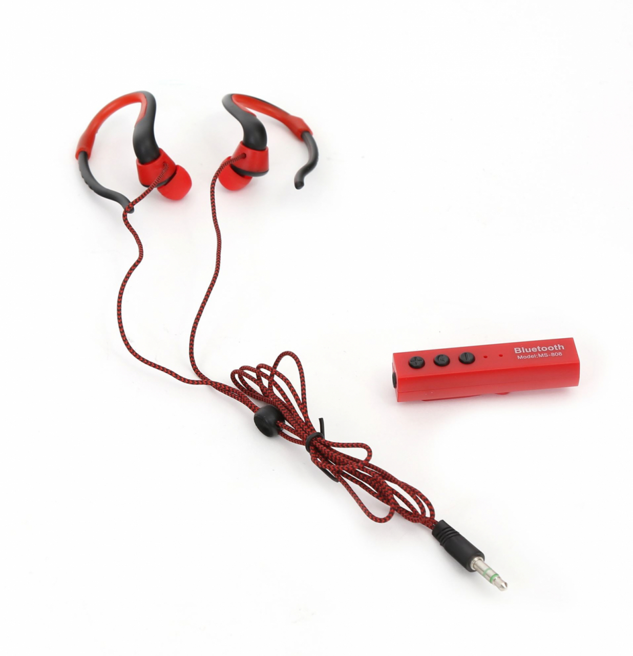 FIESTA EARPHONES BLUETOOTH +SELFIE SHUTTES FIS915 RED[43516] [5]