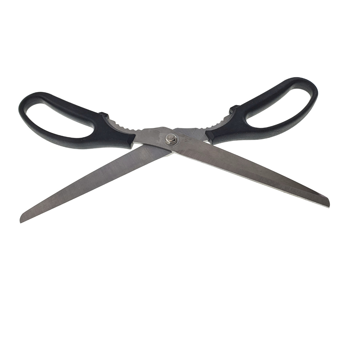 Foarfeca de birou multifunctionala, lungime 25 cm, lama otel inoxidabil, maner plastic negru [3]