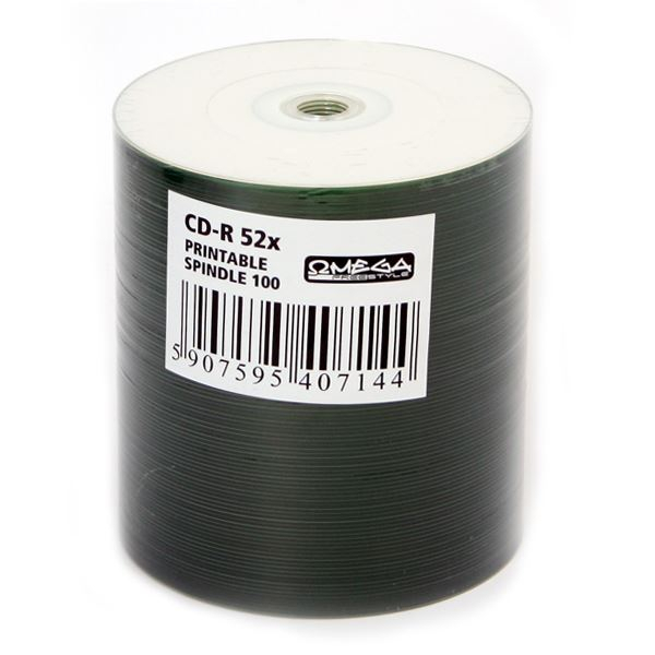 Freestyle - CD-R Freestyle 700 Mb , 80 min , 52X , Alb Printabil Inkjet , set 100 buc / pret/set, 40714 [3]