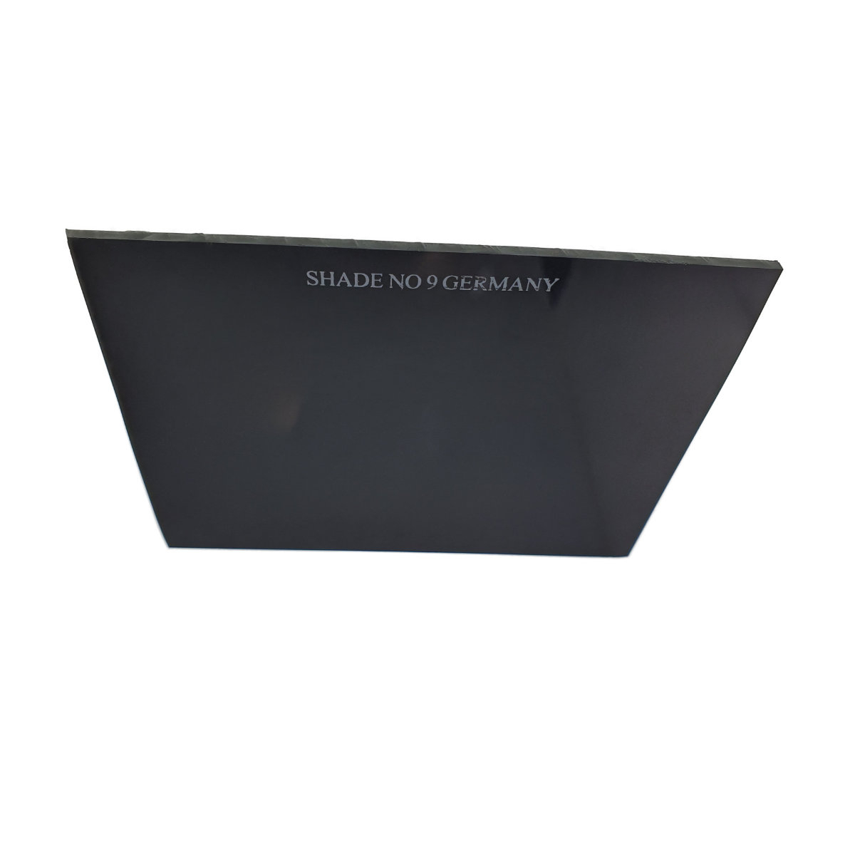 Geam filtru din sticla fumurie, pentru sudura, culoare 9, 80x100mm [5]