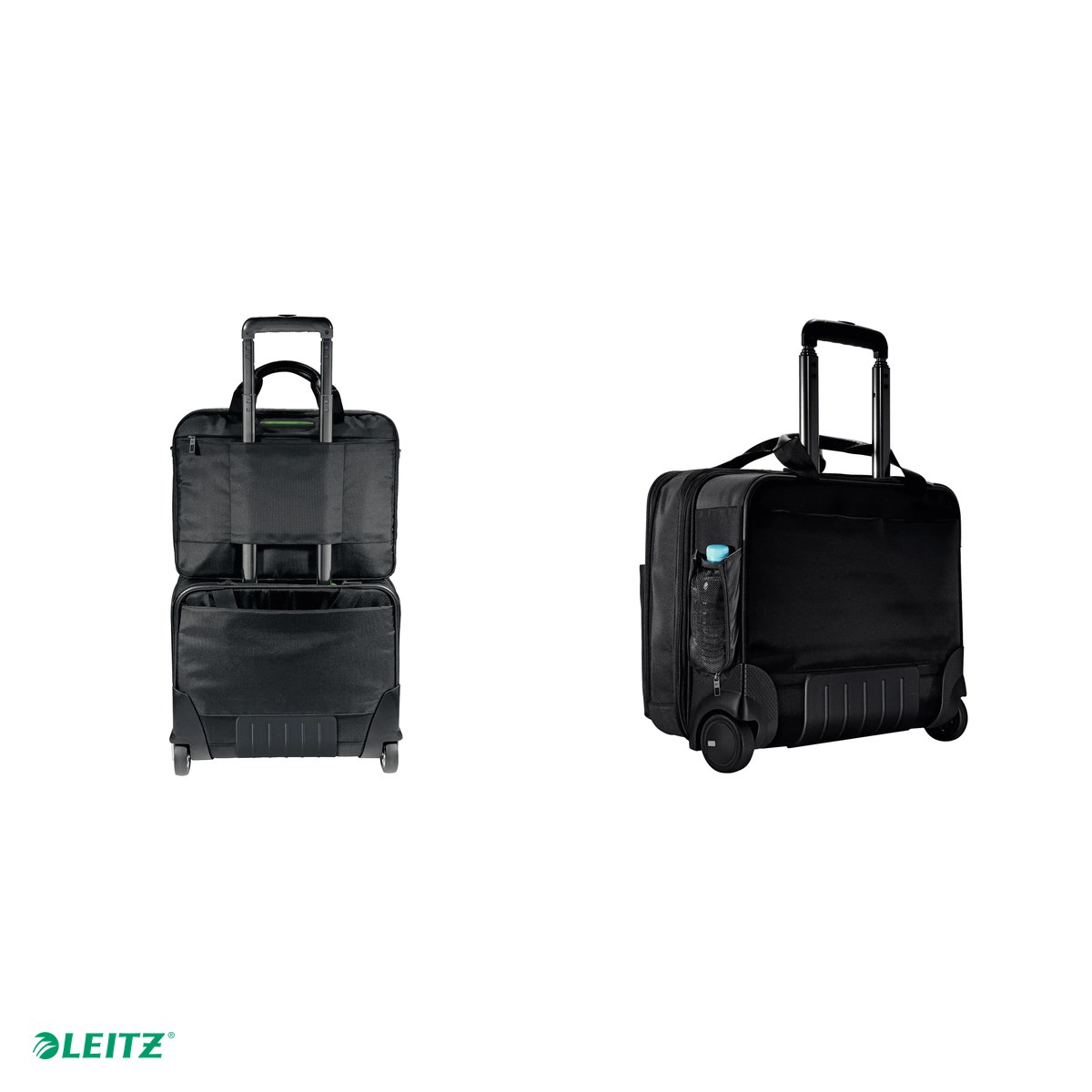 Geanta business cu 2 rotile Leitz Complete Smart Traveller, pentru cabina avionului, neagra [5]