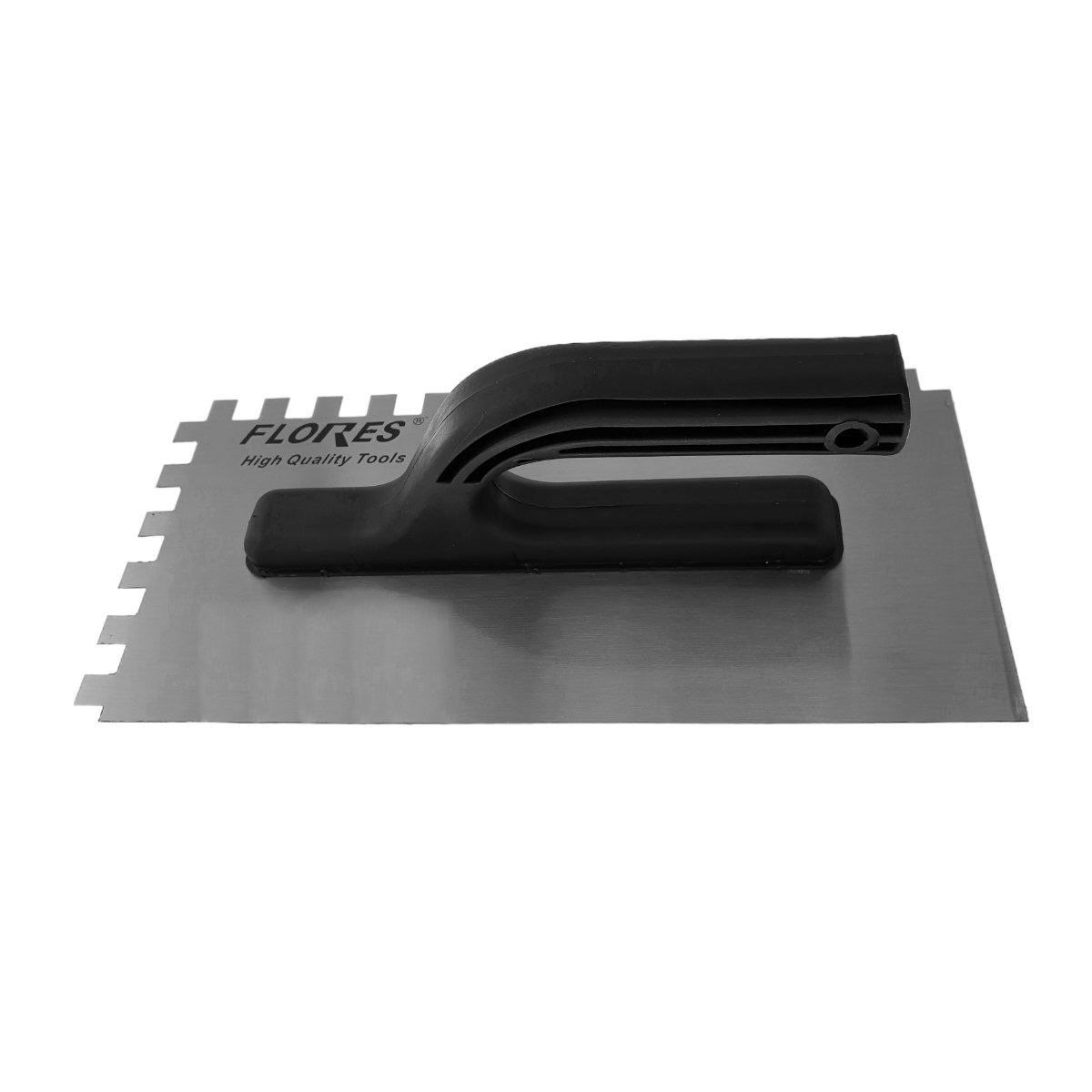 Gletiera Flores din inox, cu dinti 10mm,FS-11182,270x125mm [5]