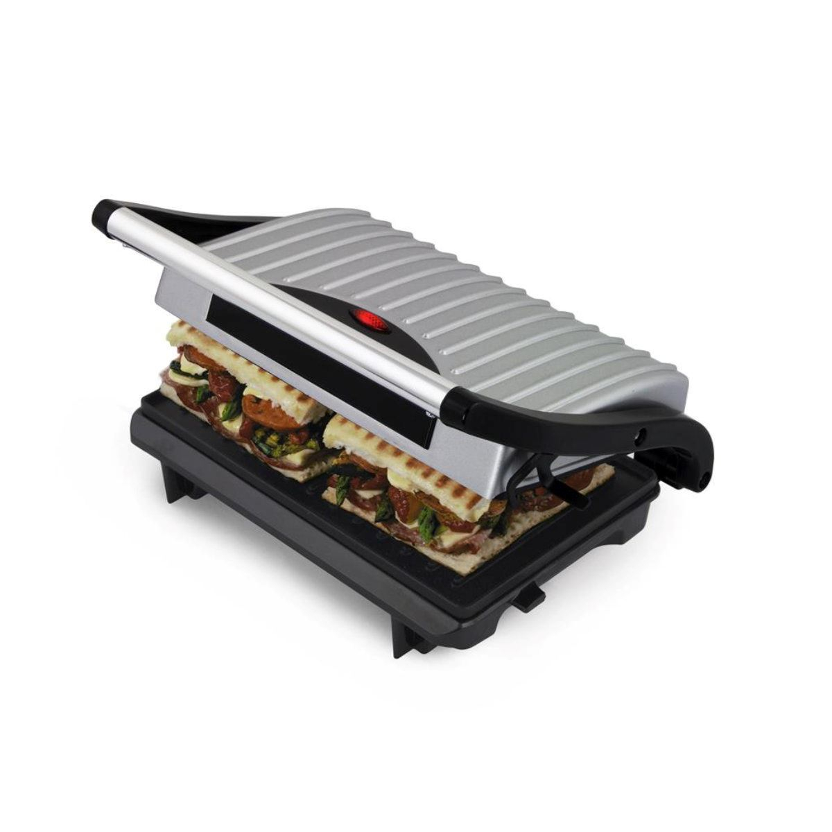 Gratar electric Esperanza EKG005 Pizzaiola, 750W, 145x230mm, negru cu argintiu [6]