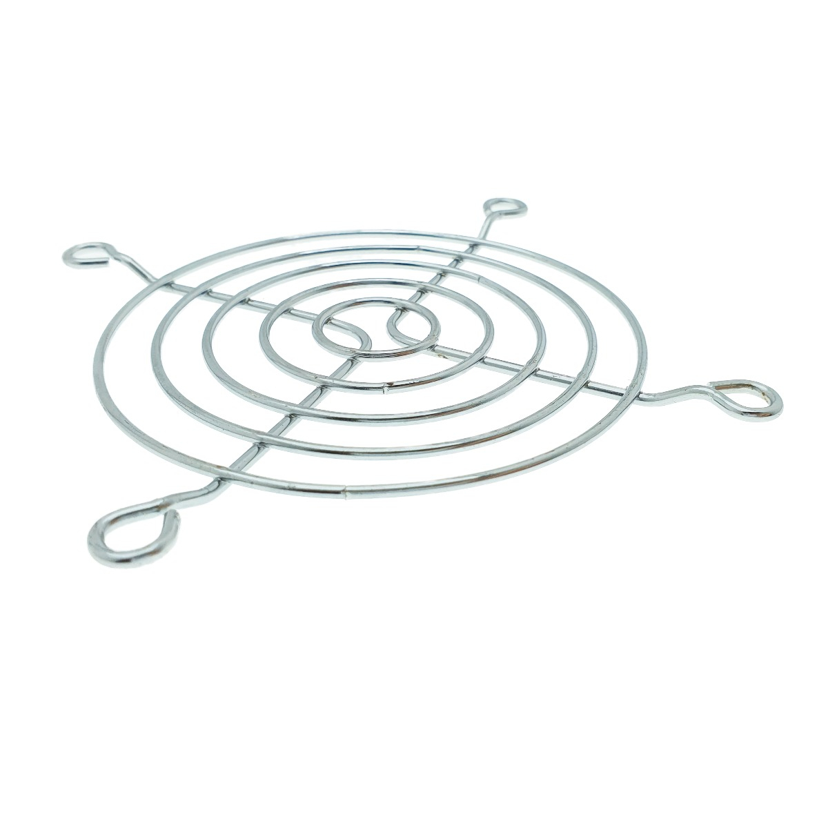 Grila de protectie ventilator 80 mm, din otel, argintie [2]