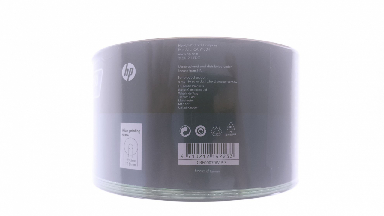HP - CD-R HP [14223],700 Mb , 80 min , 52X , Alb Printabil Inkjet , set 50 buc / pret/set [3]