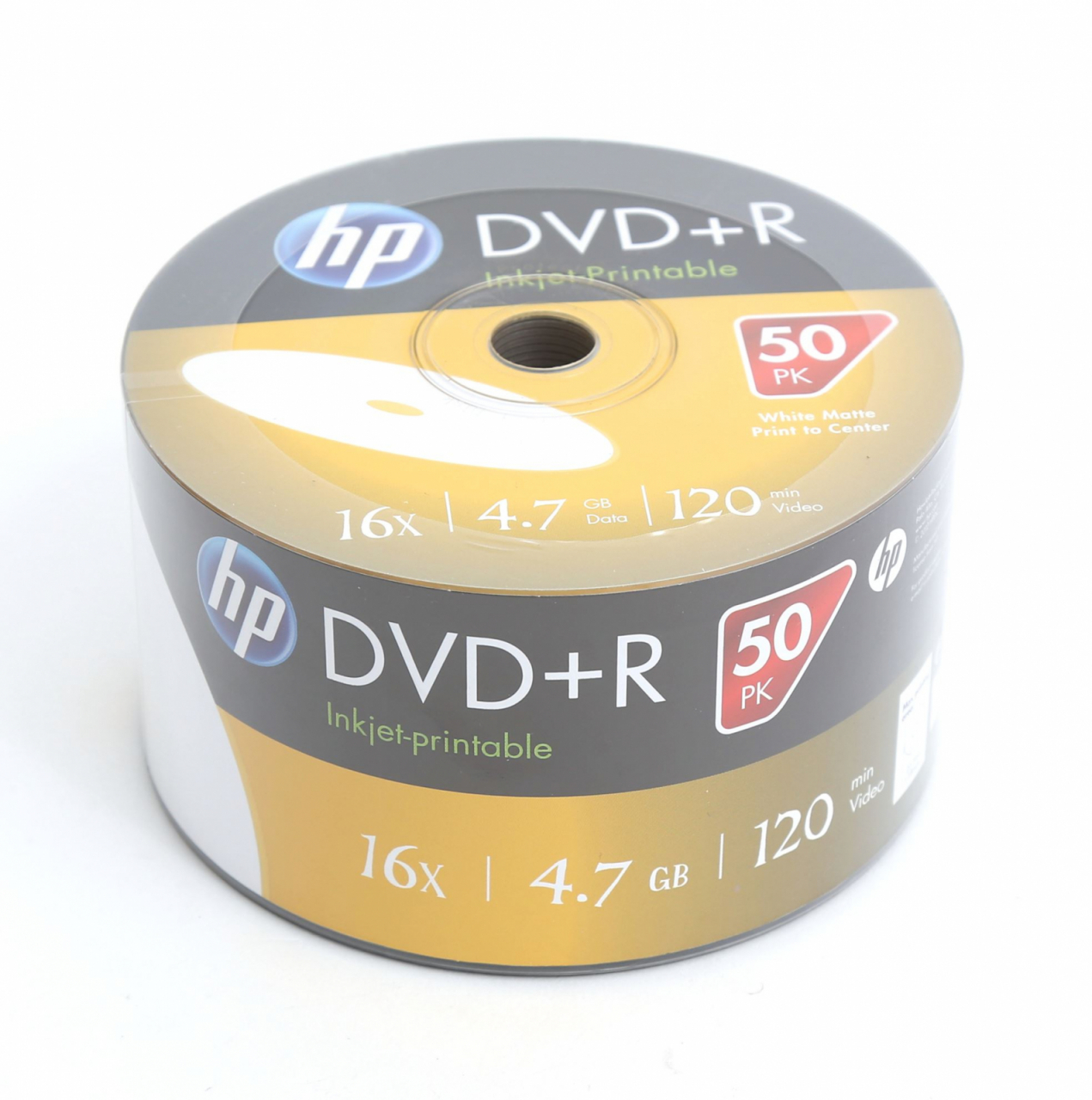 HP - DVD+R, 4.7Gb, 16X , Printabile Full Inkjet, HP, set 50 buc / pret/set [2]