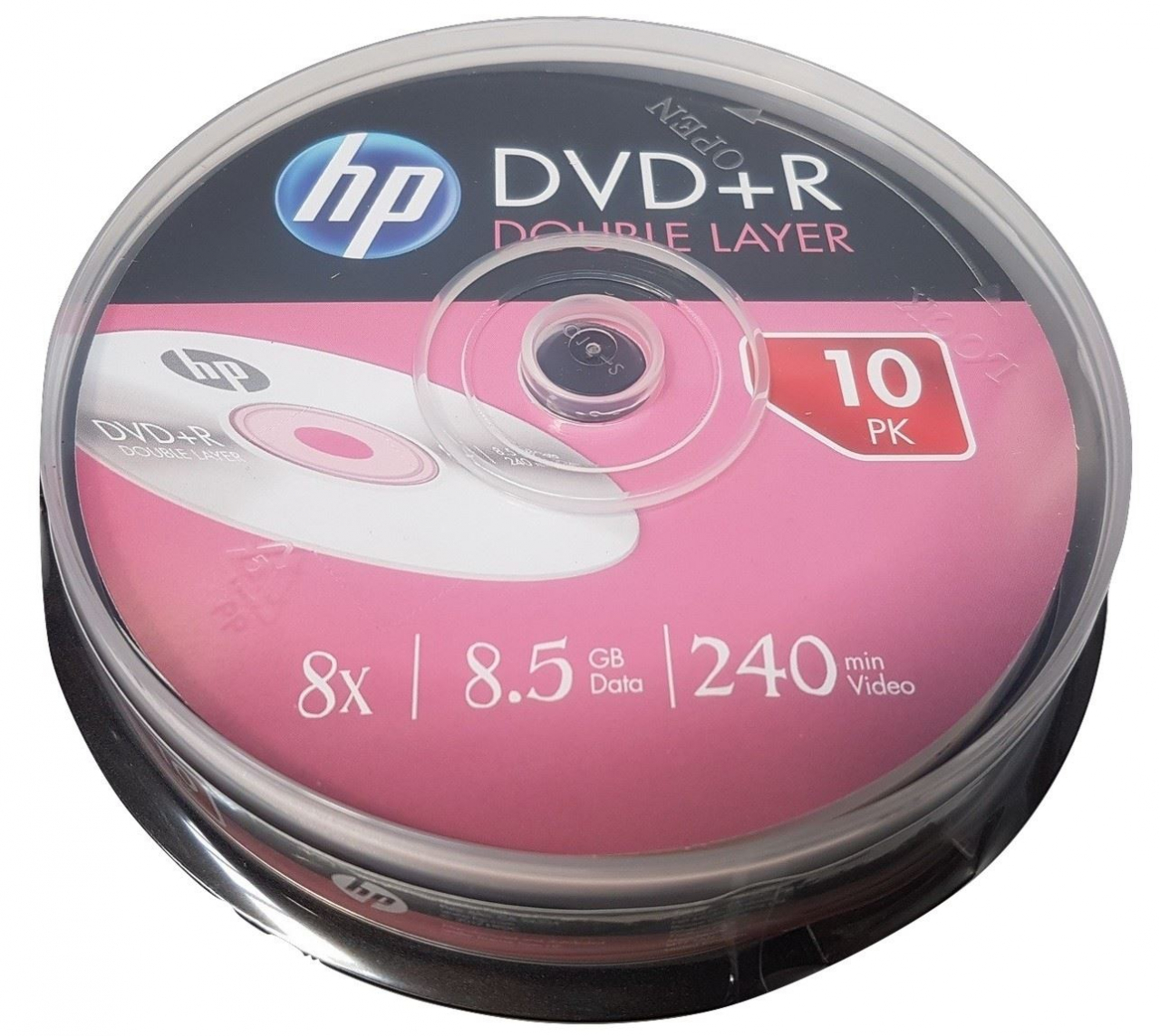 HP - DVD+R DL 8.5 Gb 8X Double Layer HP , Cake Box , 10 buc / pret/set [4]