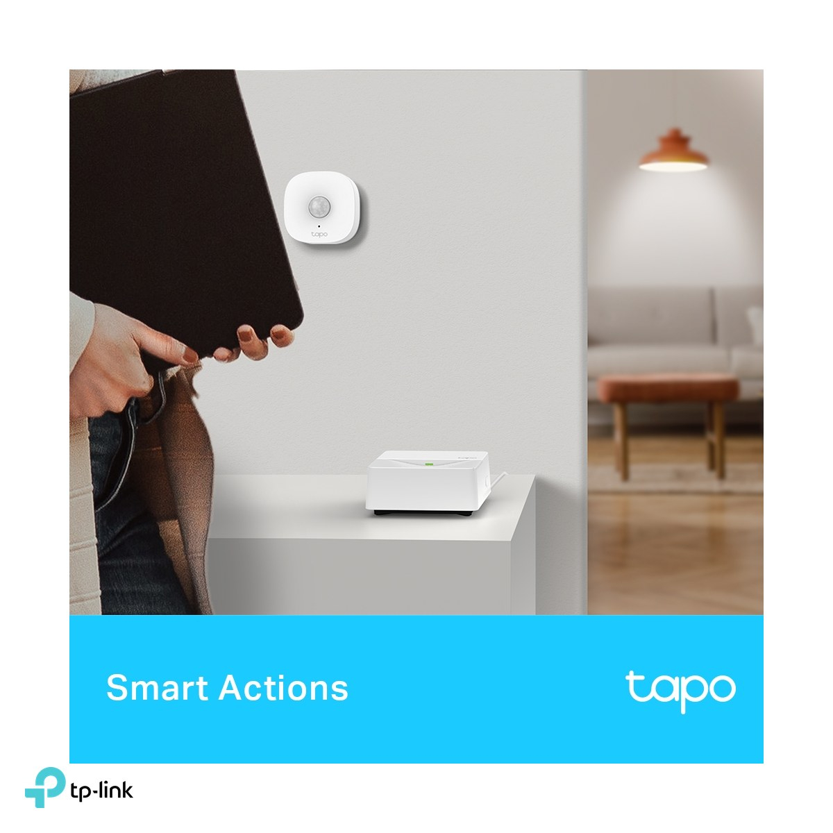 Hub smart TP-Link Tapo H200, Wi-Fi 2.4 GHz si Sub-1G 868 MHz, pana la 64 de dispozitive si 4 camere, slot microSD, alarma si sonerie, alb [6]