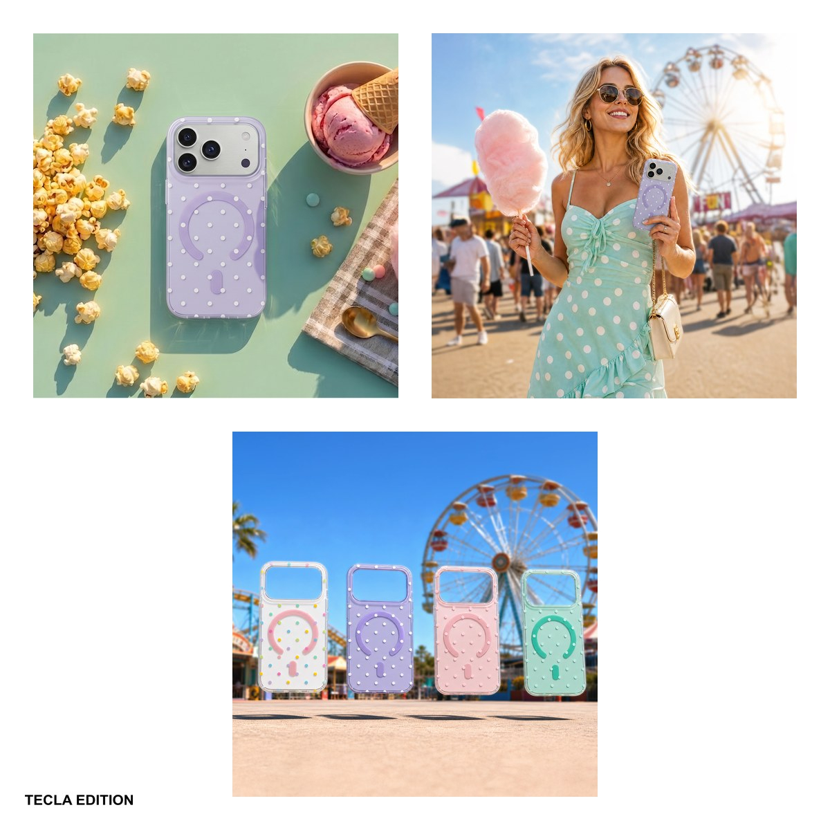 Husa Bubble Dots Mag pentru Samsung Galaxy S26 Ultra, Carcasa magnetica, Mov [5]