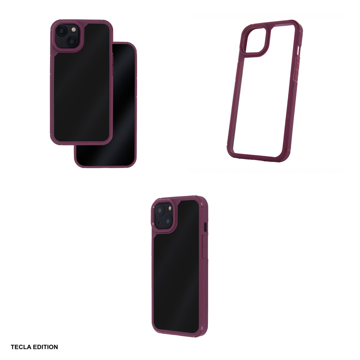 Husa Color Shock pentru Xiaomi Redmi 13 4G, Carcasa, Visiniu [4]