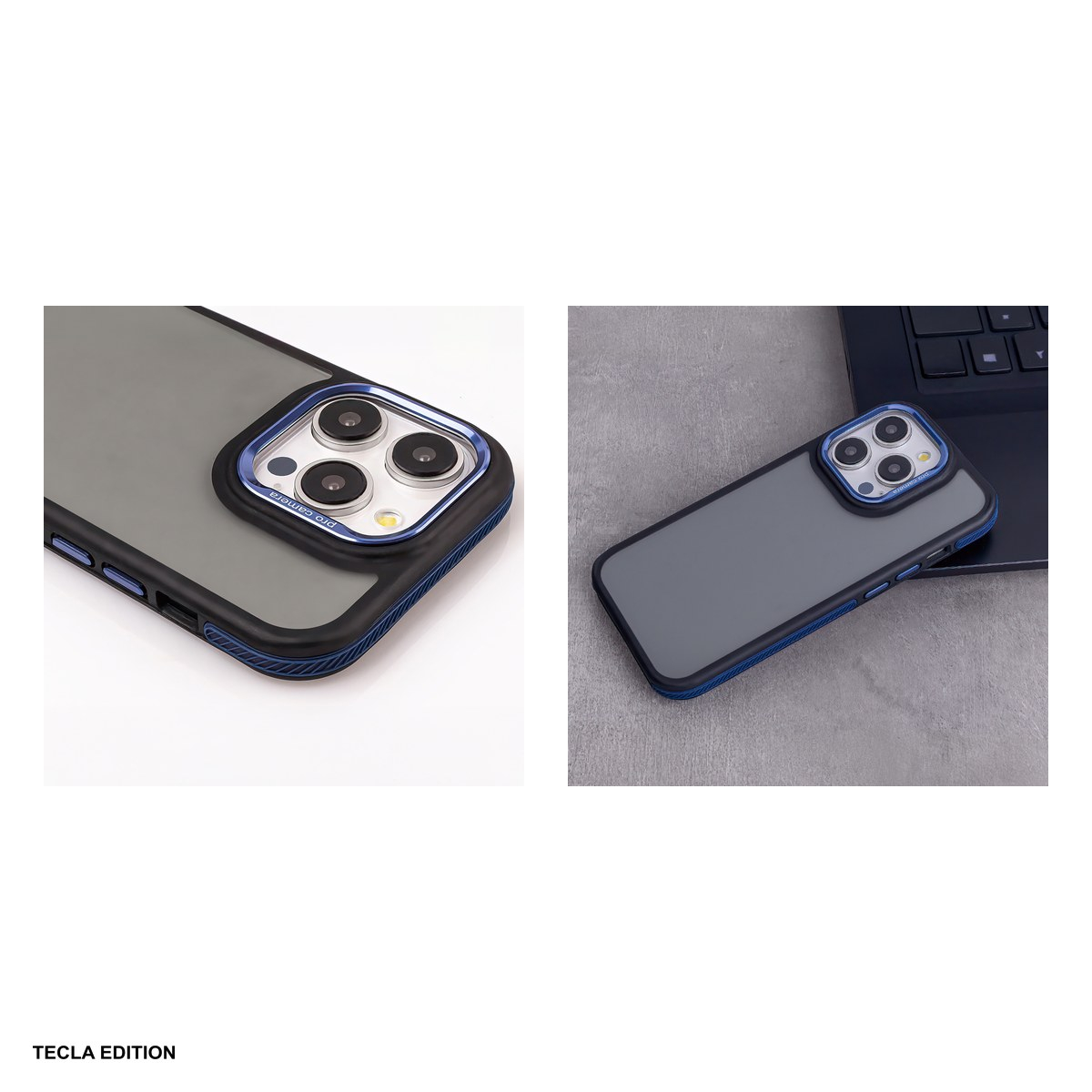 Husa Crystal Black pentru Xiaomi Redmi Note 14 5G, Carcasa, Albastru [5]