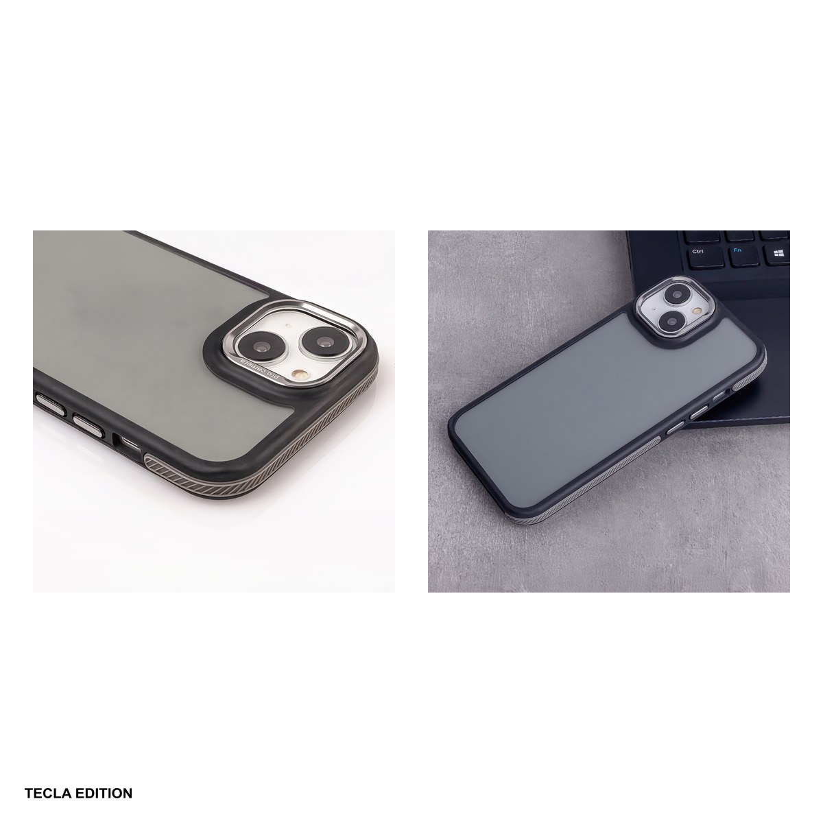 Husa Crystal Black pentru Xiaomi Redmi Note 14 5G, Carcasa, Gri [5]