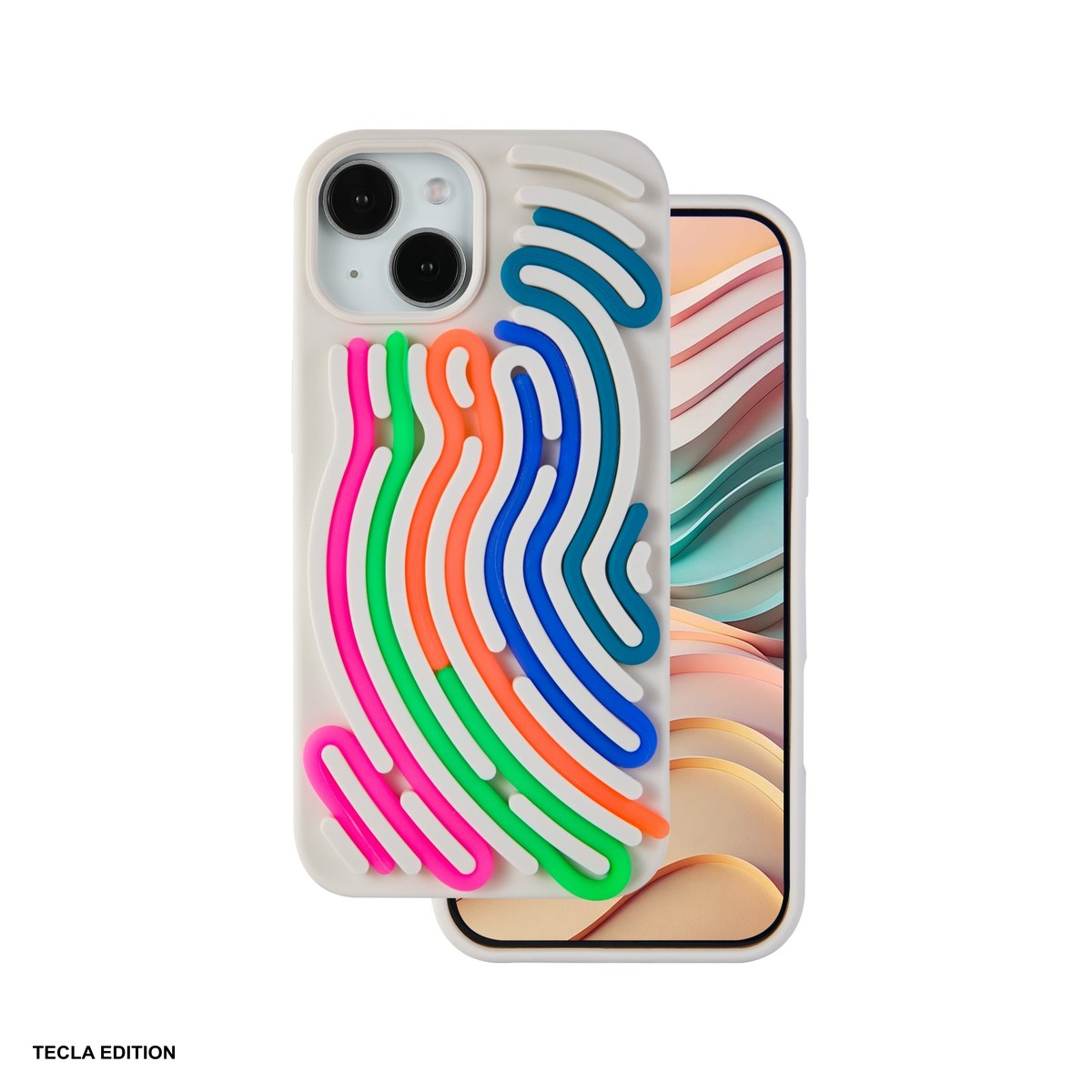 Husa DIY Snake pentru Apple iPhone 14, Carcasa, Bej [2]