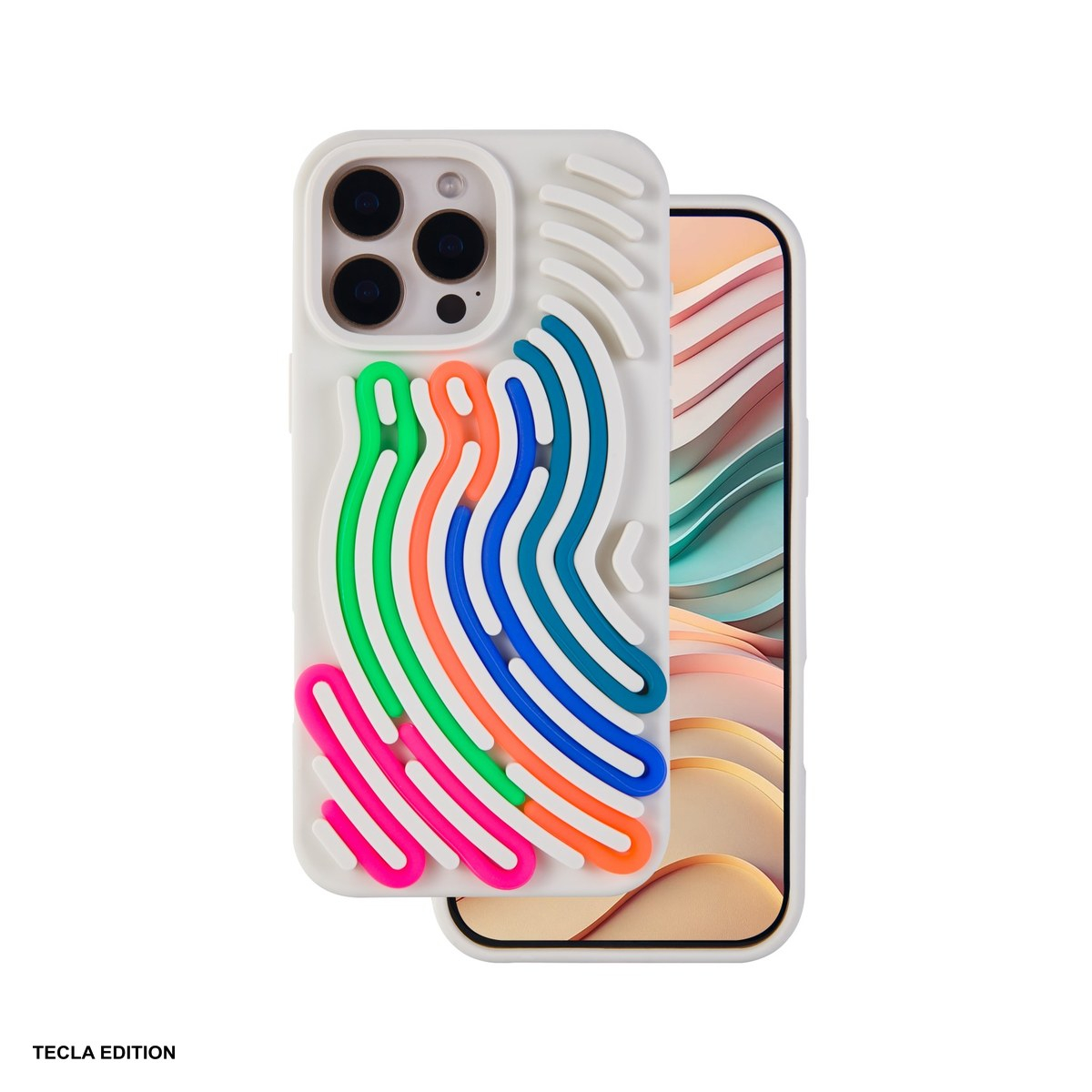 Husa DIY Snake pentru Apple iPhone 15 Pro, Carcasa, Bej [2]