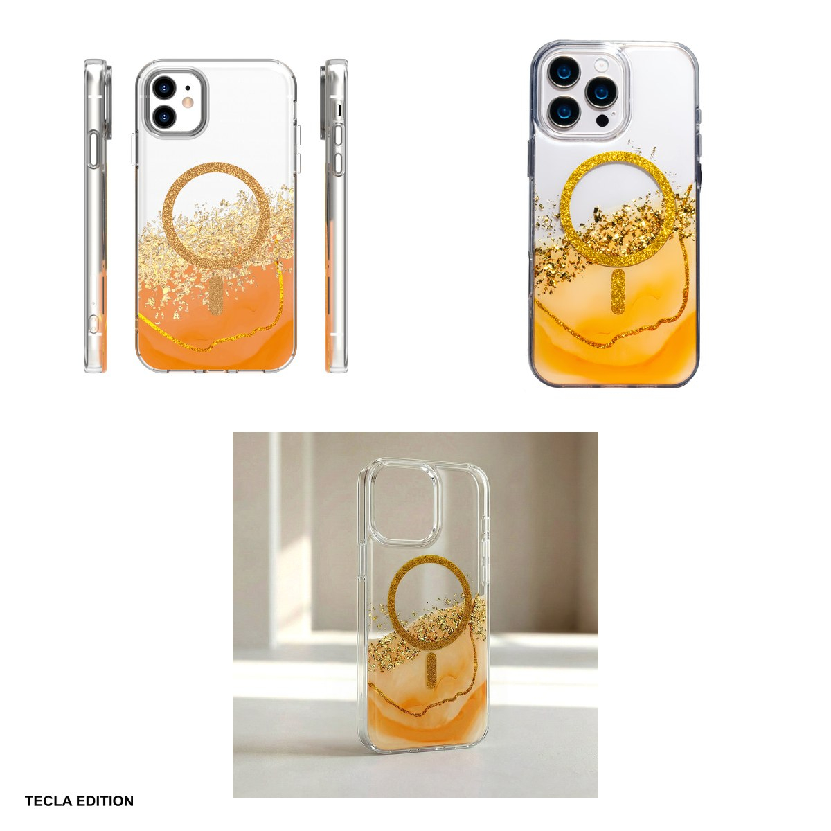 Husa Epoxy Mag pentru Apple iPhone 11, Carcasa magnetica, Portocaliu [8]