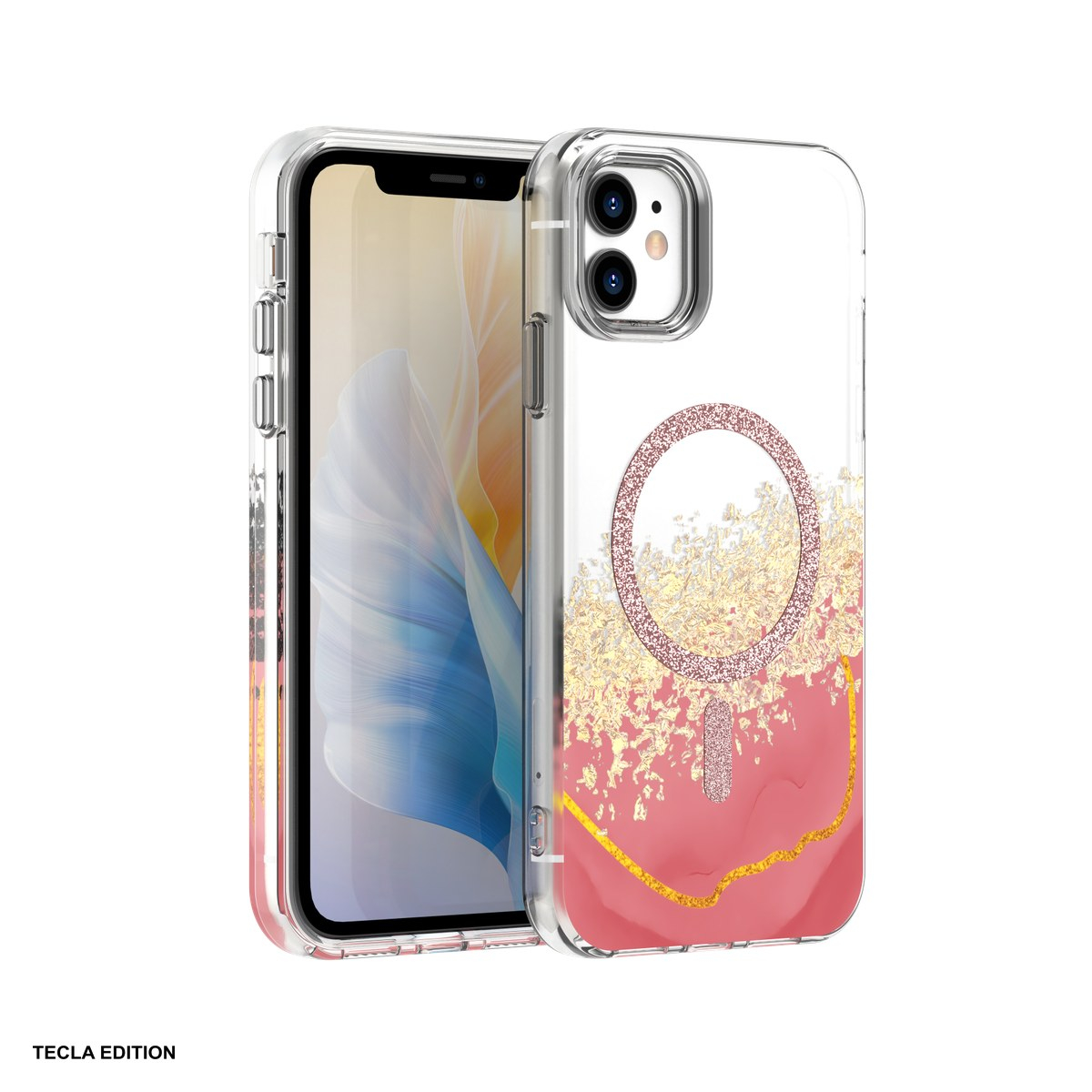 Husa Epoxy Mag pentru Apple iPhone 11, Carcasa magnetica, Roz [2]