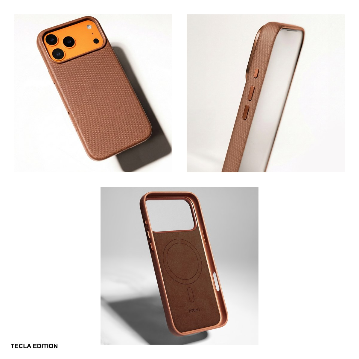 Husa Etteri Elegant Mag pentru Apple iPhone 12 Pro, iPhone 12, Carcasa magnetica, Maro [9]
