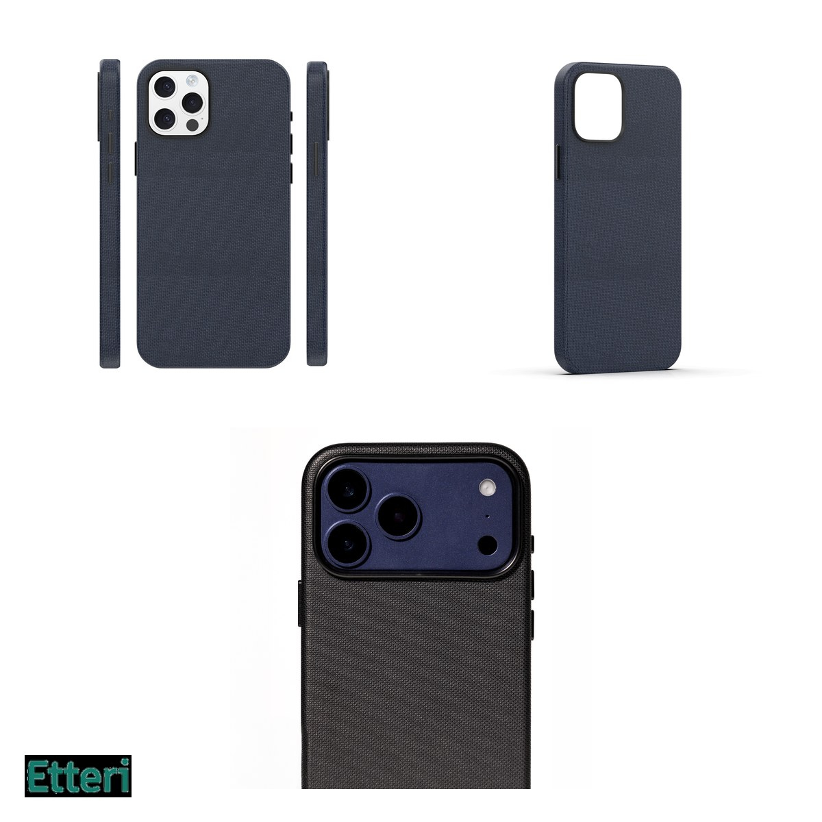 Husa Etteri Elegant Mag pentru Apple iPhone 12 Pro, iPhone 12, Carcasa magnetica, Negru [8]