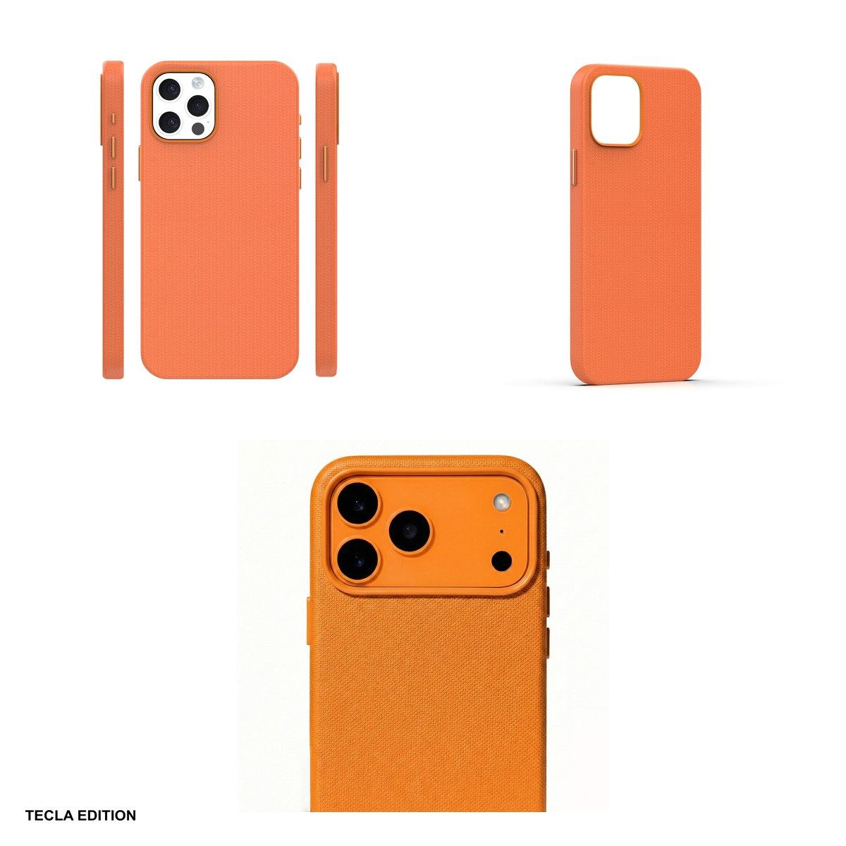 Husa Etteri Elegant Mag pentru Apple iPhone 12 Pro, iPhone 12, Carcasa magnetica, Portocaliu [7]