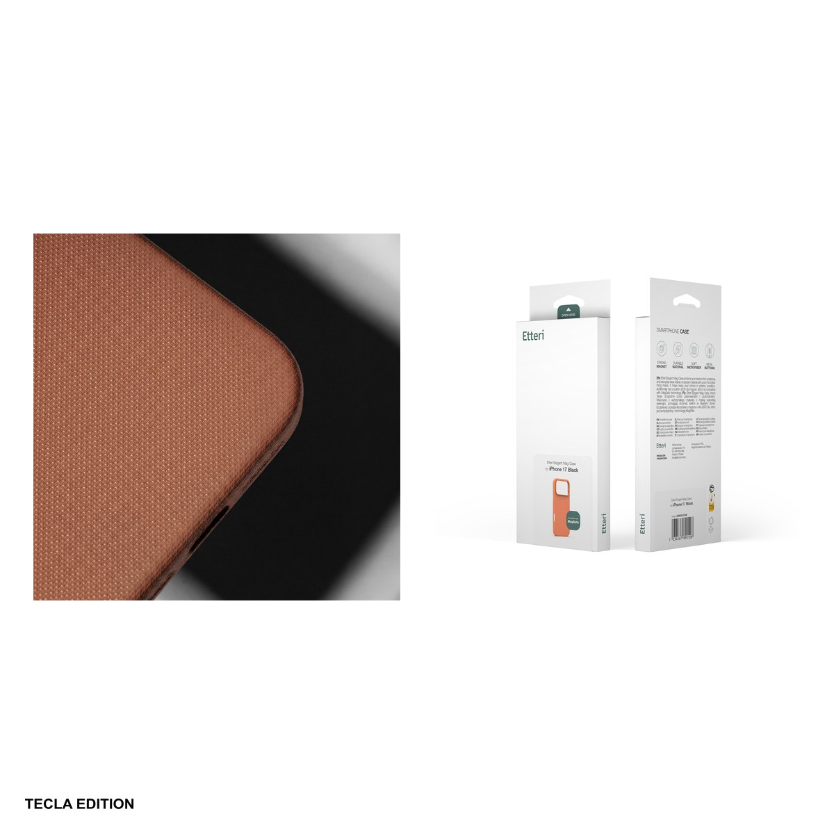 Husa Etteri Elegant Mag pentru Apple iPhone 14, Carcasa magnetica, Maro [12]