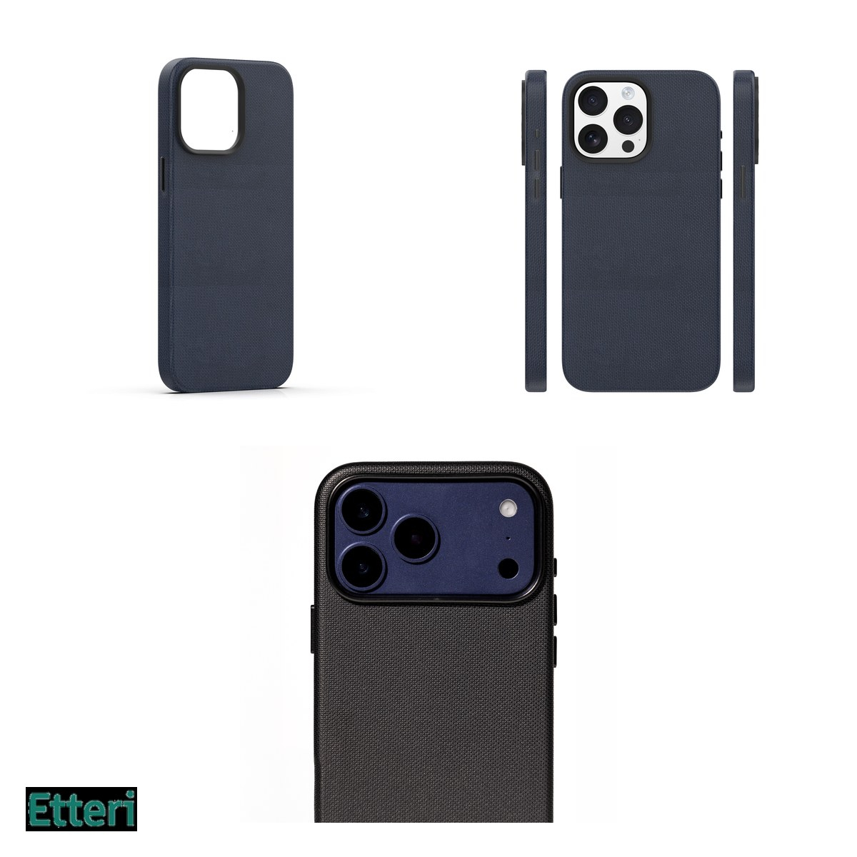 Husa Etteri Elegant Mag pentru Apple iPhone 15 Pro, Carcasa magnetica, Negru [7]