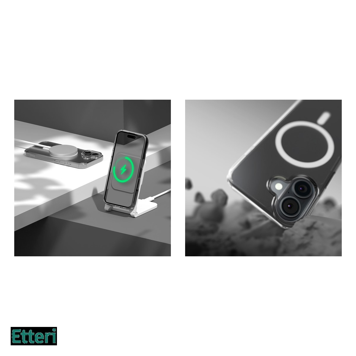 Husa Etteri Hybrid Mag pentru Samsung Galaxy S24, Carcasa magnetica, Transparent [5]