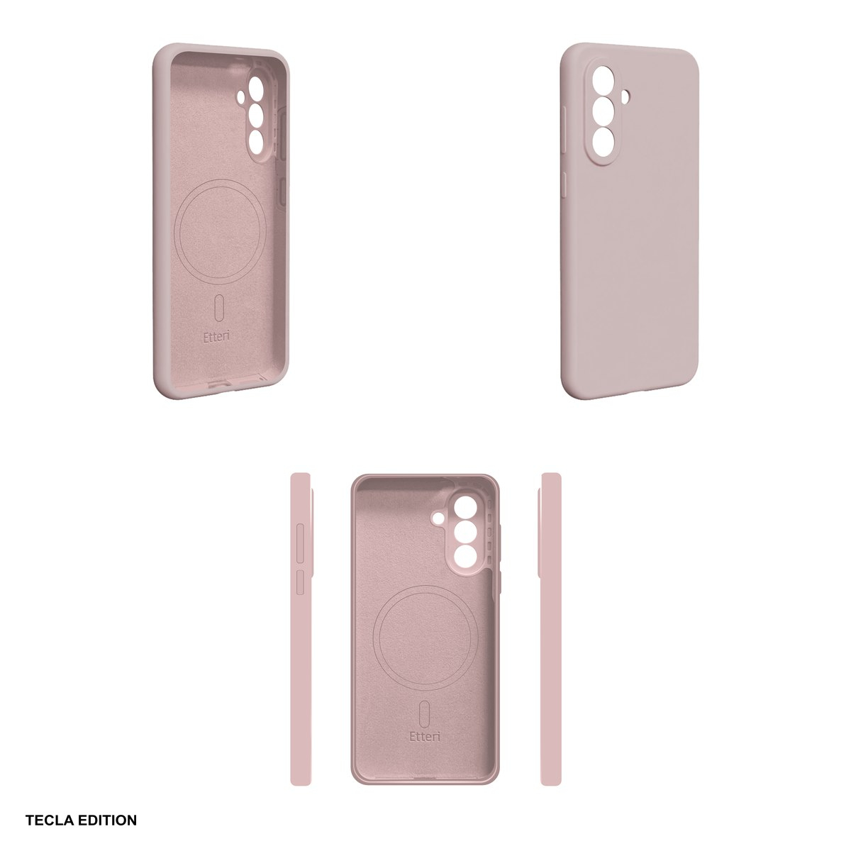 Husa Etteri Silicone Mag pentru Samsung Galaxy A57 5G, Carcasa magnetica, Roz [4]