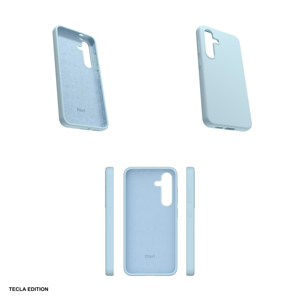 Husa Etteri Silicone Mag pentru Samsung Galaxy S25 Edge, Carcasa magnetica, Albastru [5]