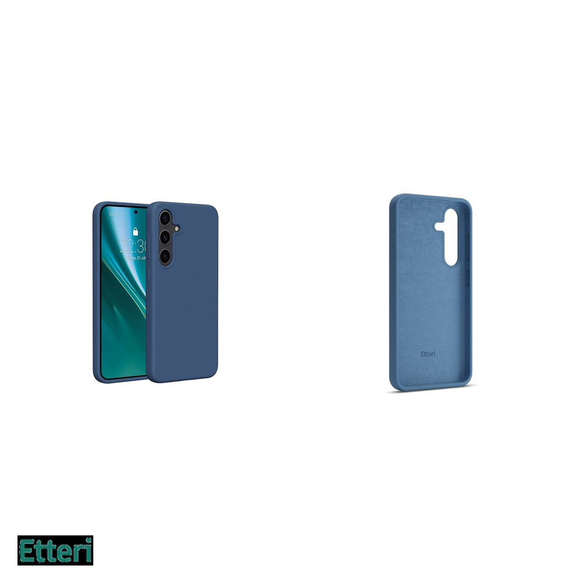 Husa Etteri Silicone Mag pentru Samsung Galaxy S26, Carcasa magnetica, Albastru [5]