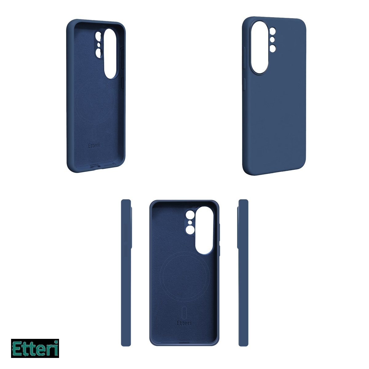 Husa Etteri Silicone Mag pentru Samsung Galaxy S26 Ultra, Carcasa magnetica, Albastru [4]
