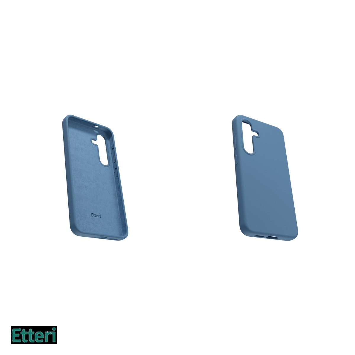 Husa Etteri Silicone pentru Samsung Galaxy S24 Plus, Carcasa, Albastru [5]