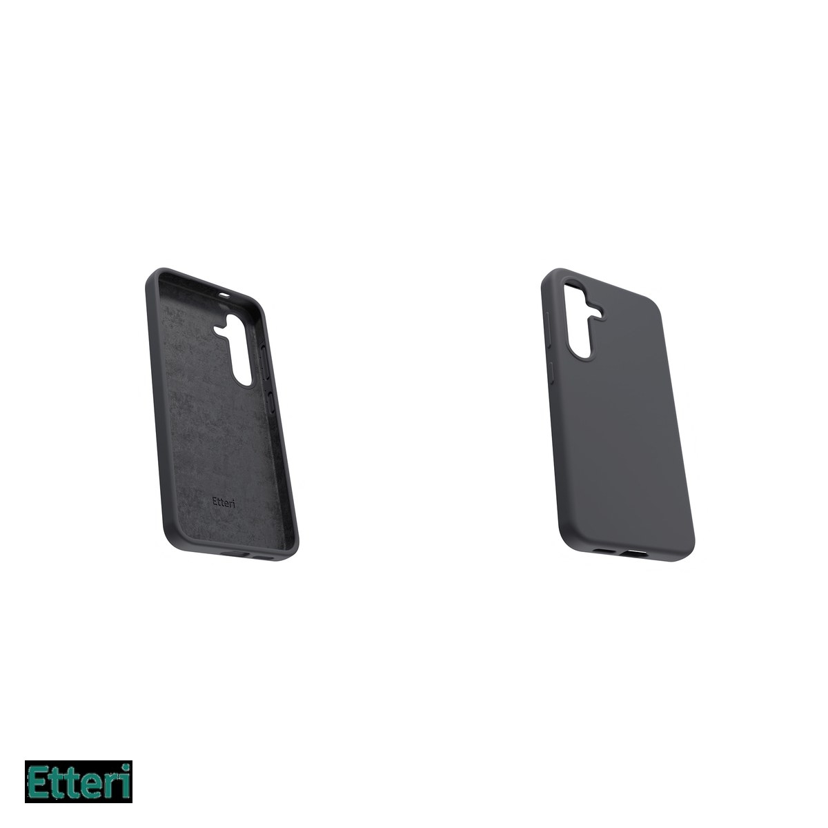 Husa Etteri Silicone pentru Samsung Galaxy S24 Plus, Carcasa, Negru [5]