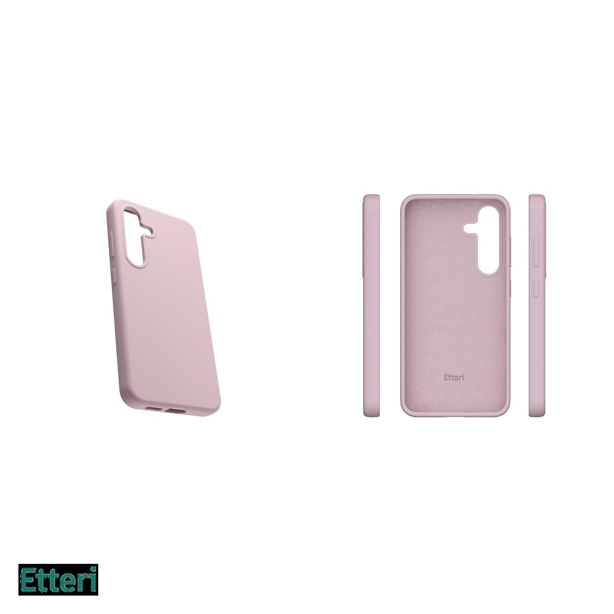 Husa Etteri Silicone pentru Samsung Galaxy S24 Plus, Carcasa, Roz [5]