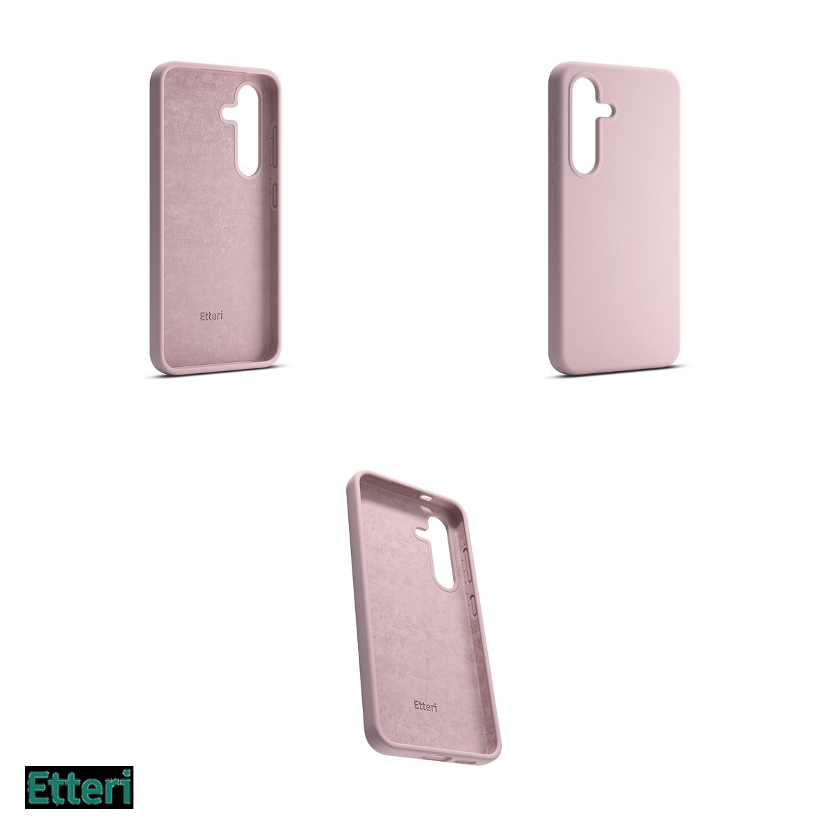 Husa Etteri Silicone pentru Samsung Galaxy S24 Plus, Carcasa, Roz [4]