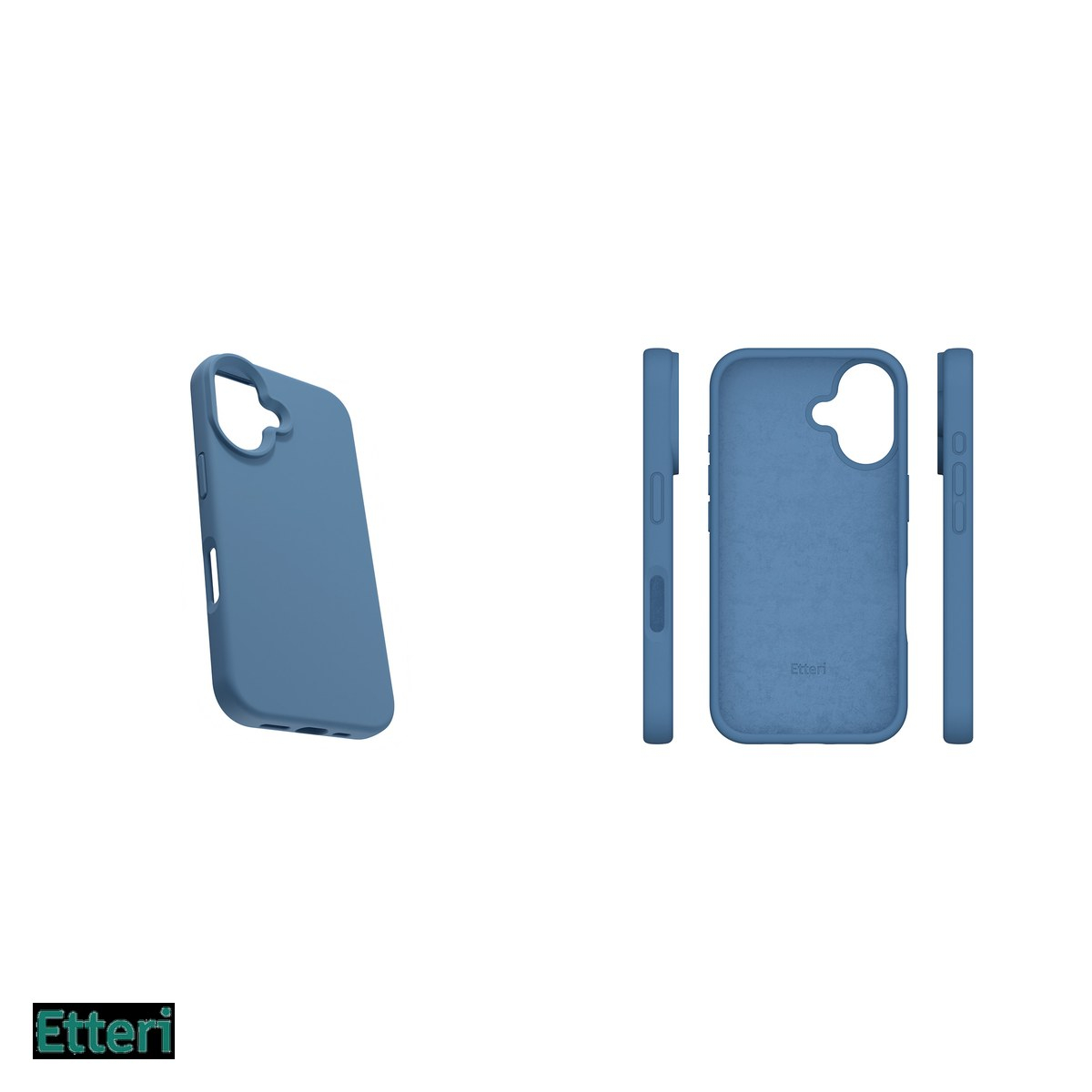 Husa Etteri Silicone pentru Xiaomi Redmi 15C Global, Carcasa, Albastru [5]