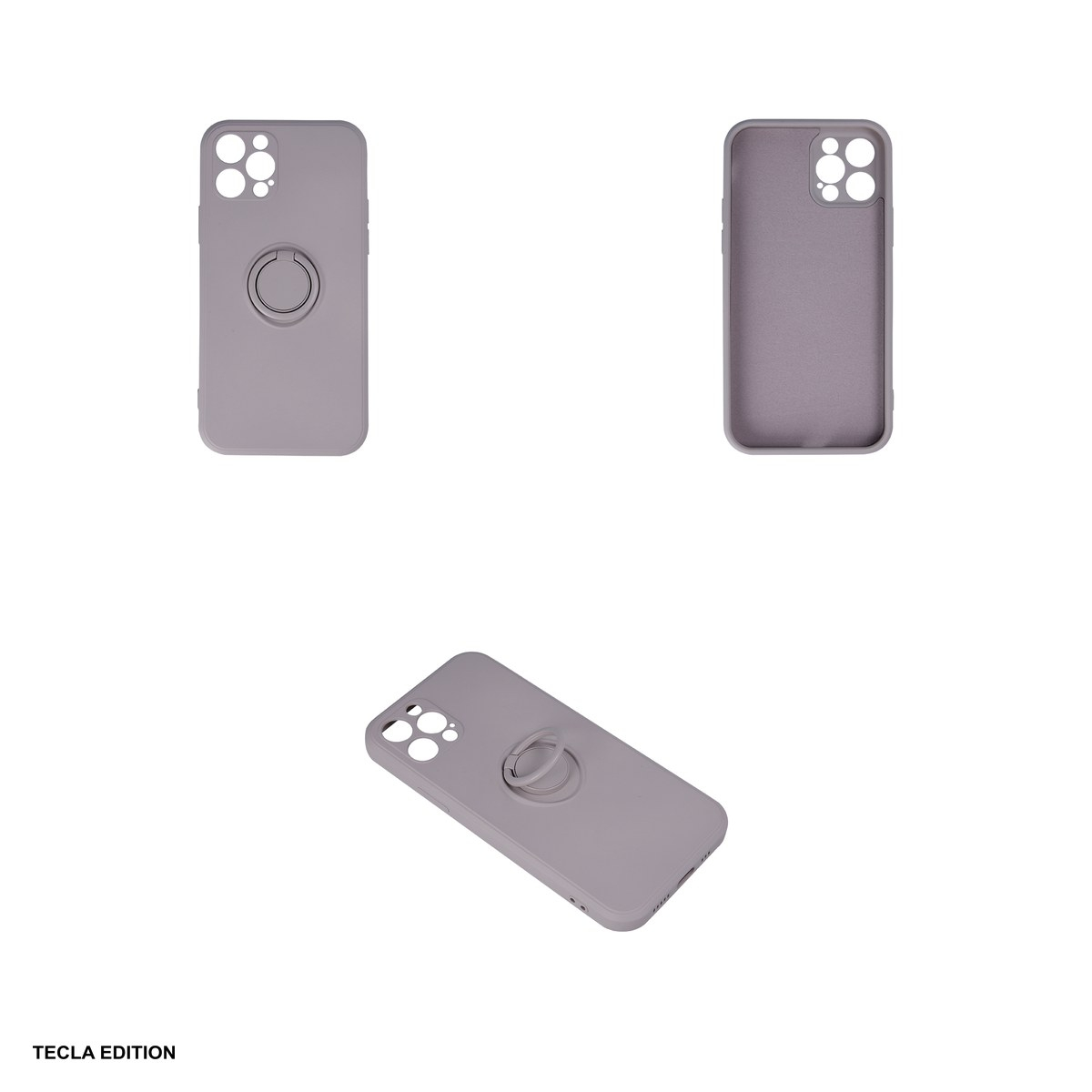 Husa Finger Grip pentru Samsung Galaxy S24 Ultra, Carcasa magnetica, Gri [4]