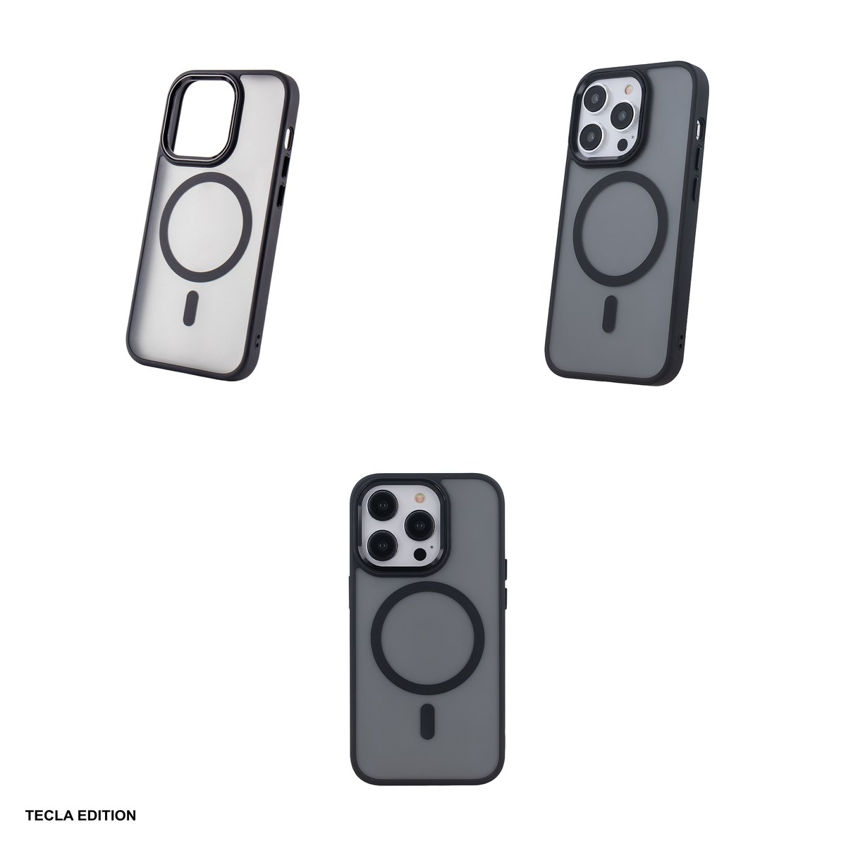 Husa Frozen Mag pentru Apple iPhone 13 Pro Max, Carcasa magnetica, Negru [5]