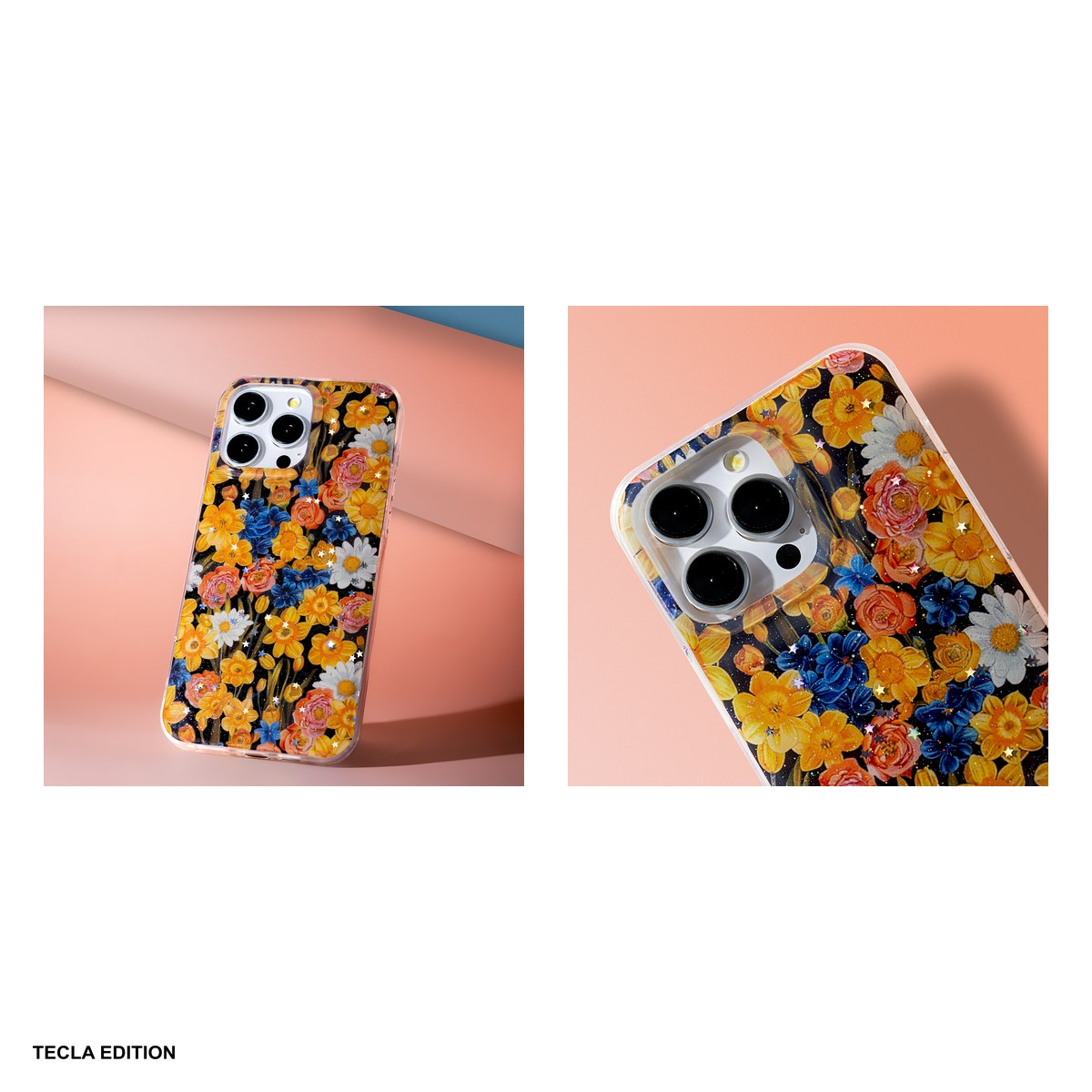 Husa Glow Glam pentru Apple iPhone 15, Carcasa, Portocaliu [5]