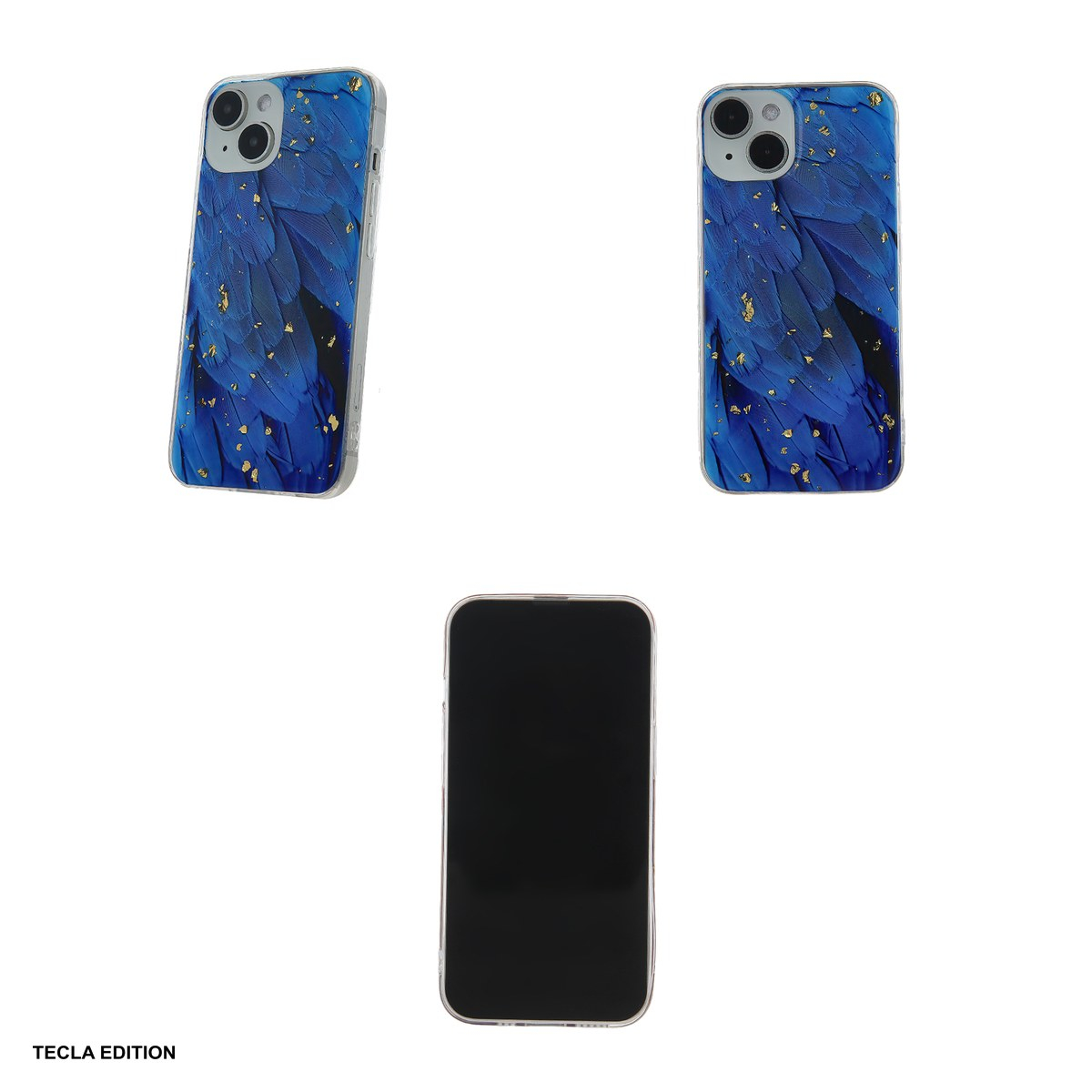 Husa Gold Glam pentru Samsung Galaxy A35 5G, Carcasa, Albastru [4]